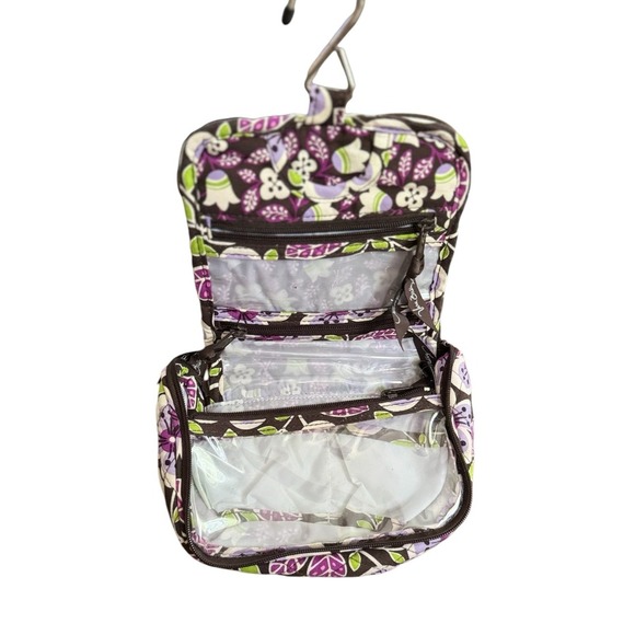 VERA BRADLEY Cosmetic Travel Bundle! Floral Rumba Pattern & Plum Petals Pattern - Picture 5 of 6